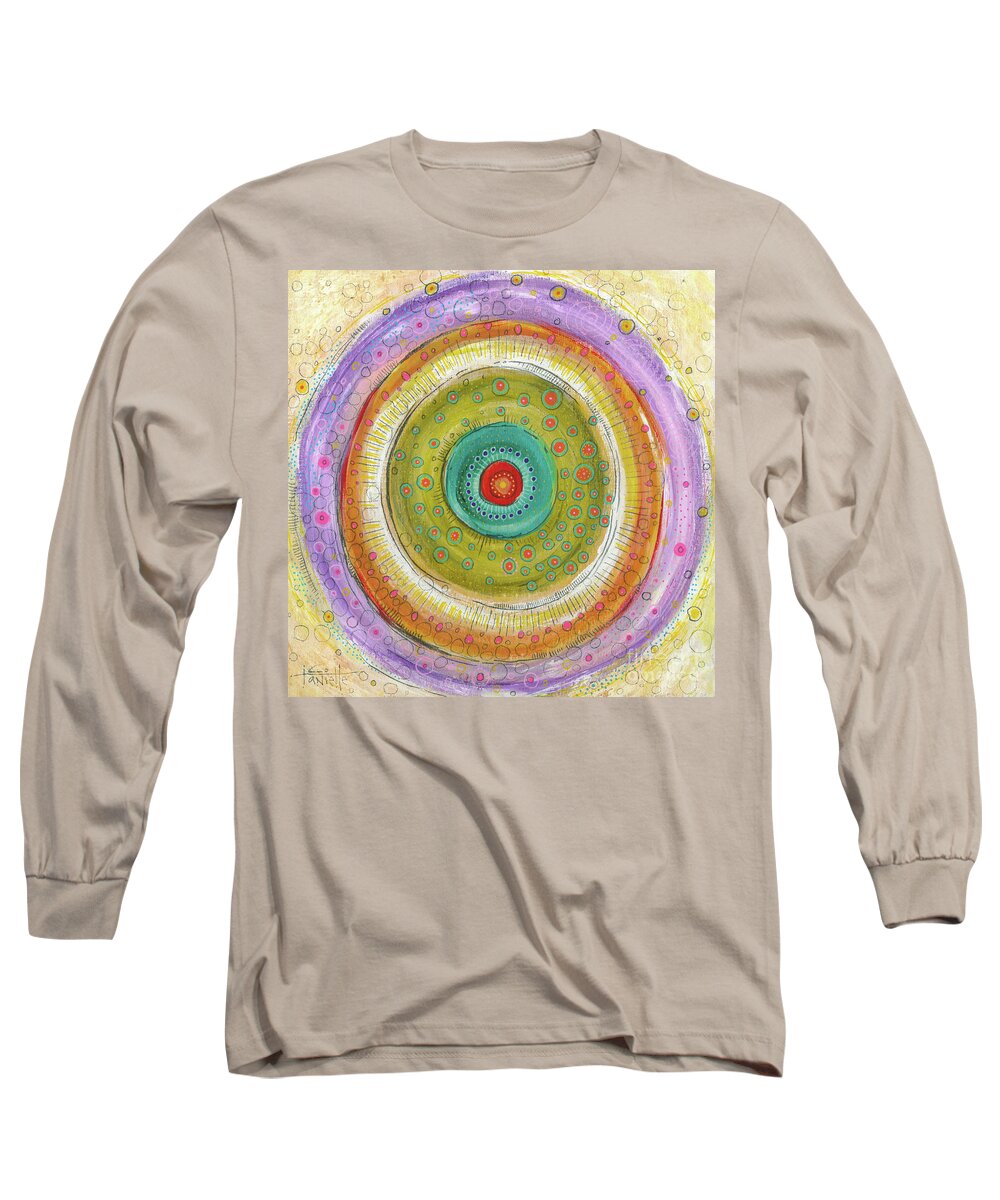 Healing Long Sleeve T-Shirt featuring the painting I Am Healing by Tanielle Childers