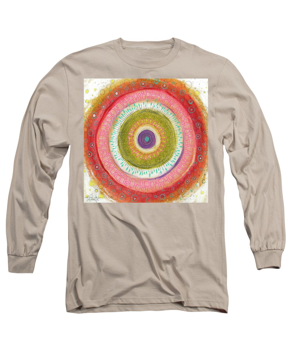 Passionate Long Sleeve T-Shirt featuring the painting I Am Passionate by Tanielle Childers