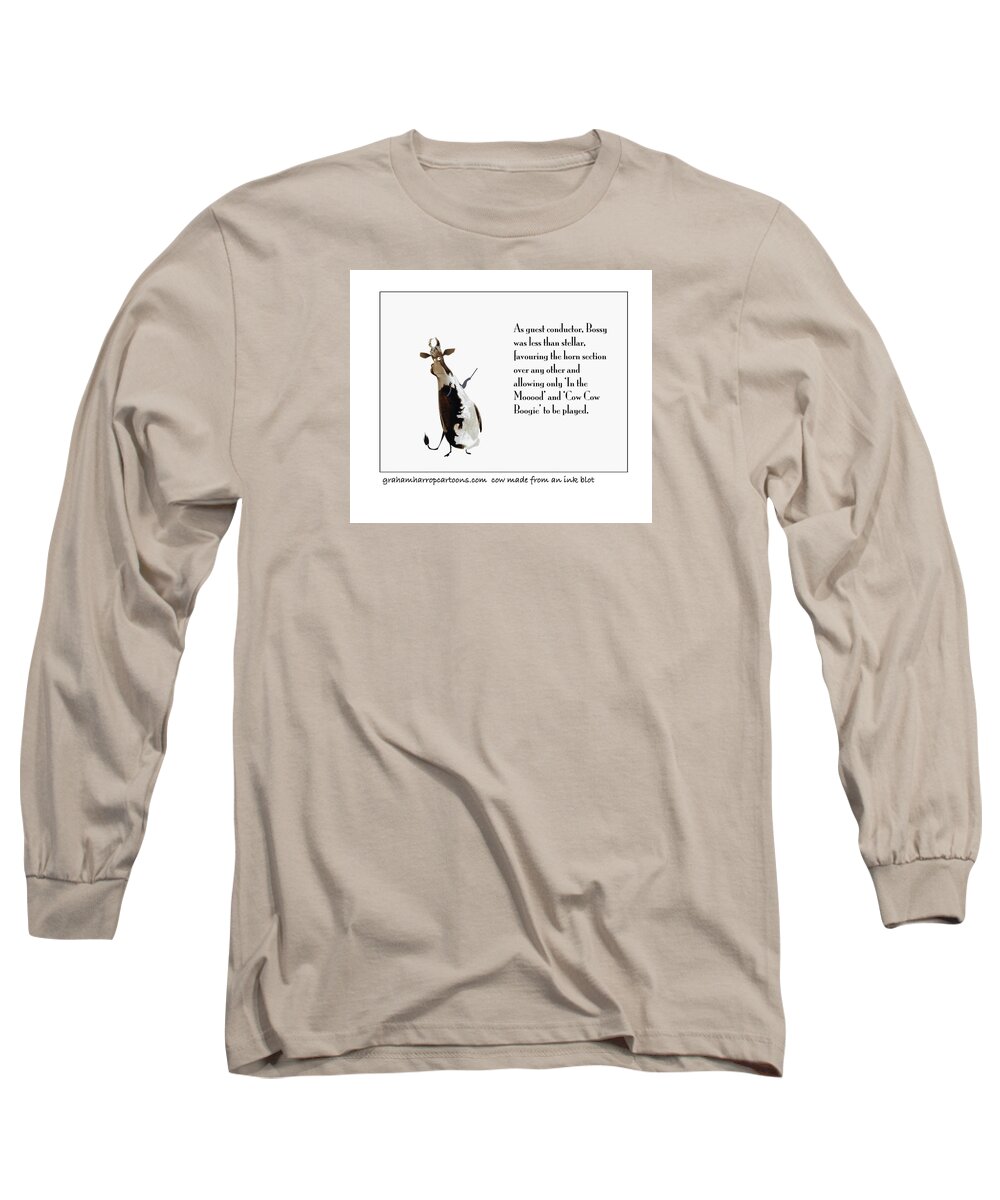 Animals Long Sleeve T-Shirt featuring the mixed media Inklings Number 1 by Graham Harrop