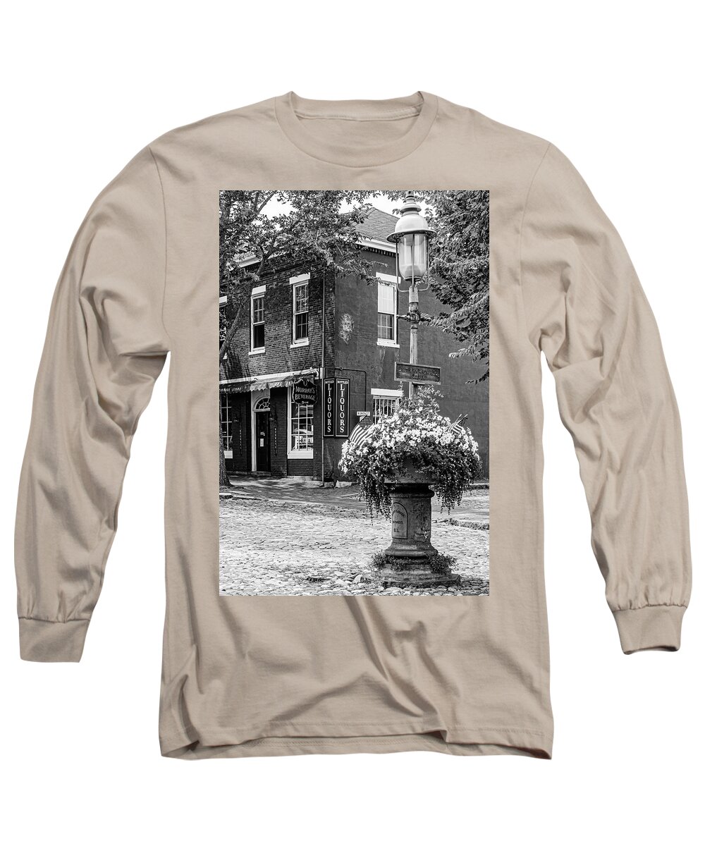 Beach Long Sleeve T-Shirt featuring the photograph Lieut Max Wagner Square Nantucket-001-Ma by David Allen Pierson