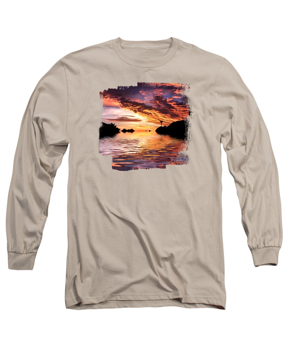 Monsoon Long Sleeve T-Shirt featuring the photograph Monsoon Sunrise by Elisabeth Lucas