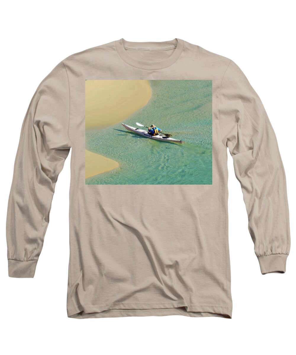 Kayak Long Sleeve T-Shirt featuring the photograph Nothing Is Impossible No 1 by Andre Petrov