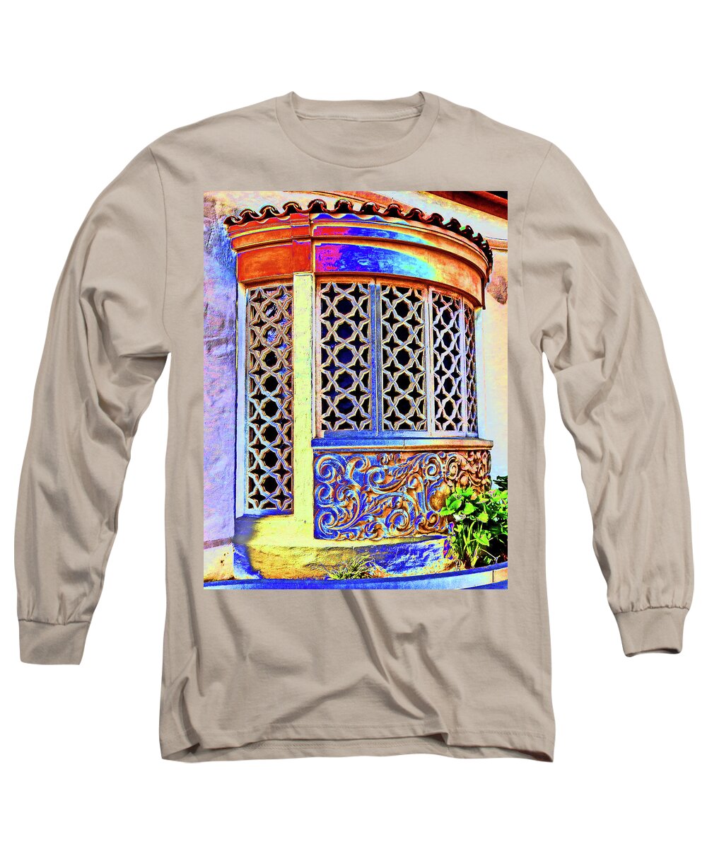 Architecture Long Sleeve T-Shirt featuring the photograph Now THAT'S a Window by Andrew Lawrence