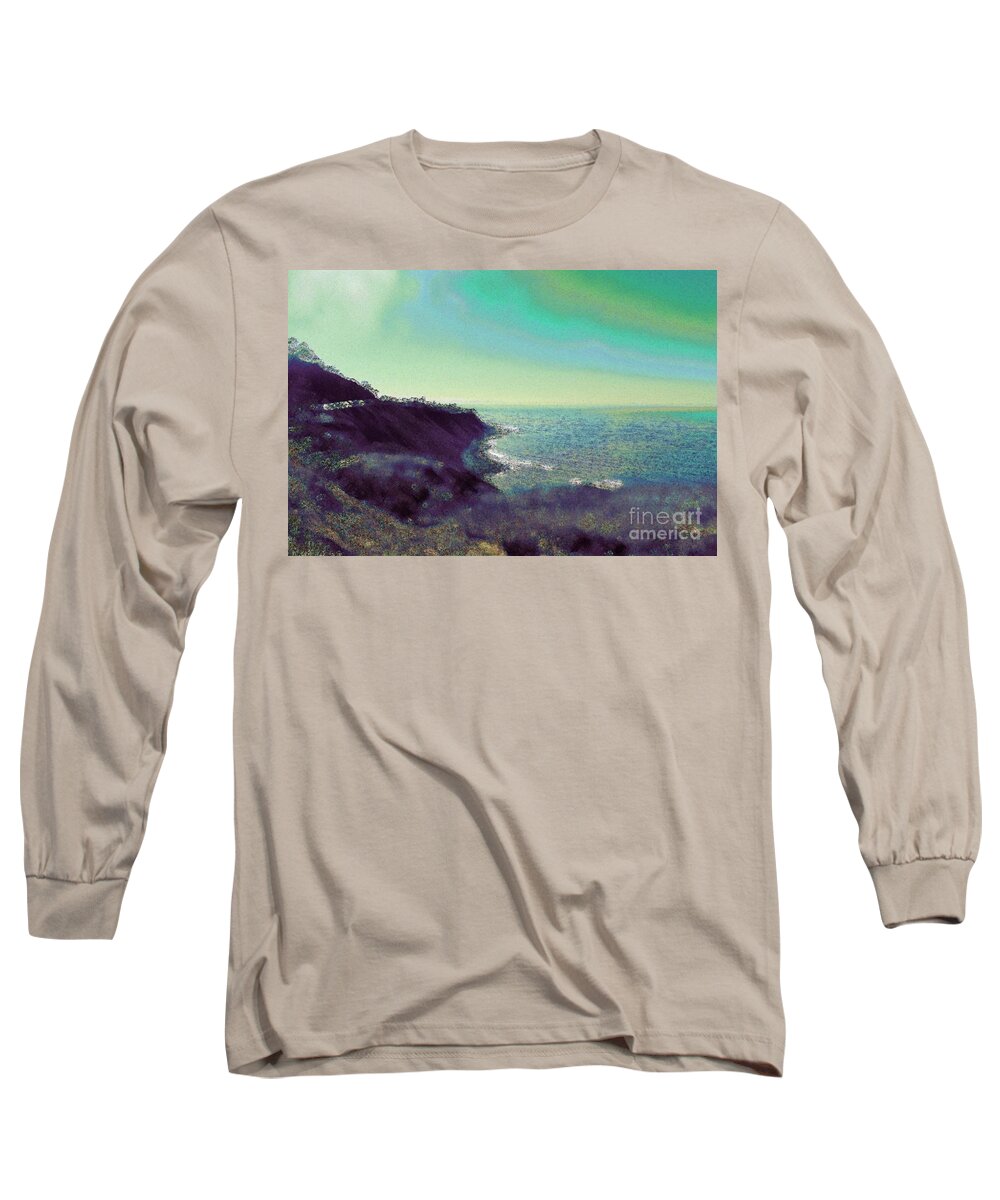 Palos Verdes Long Sleeve T-Shirt featuring the photograph Palos Verdes Peninsula View by Katherine Erickson