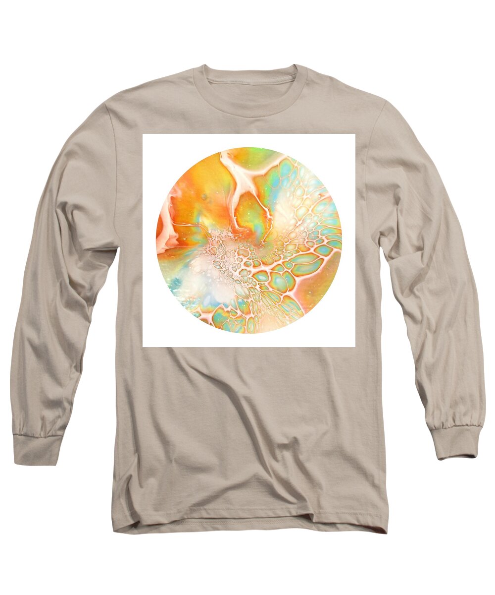 Universe Long Sleeve T-Shirt featuring the painting Perle De Mon Coeur by Kelly Dallas