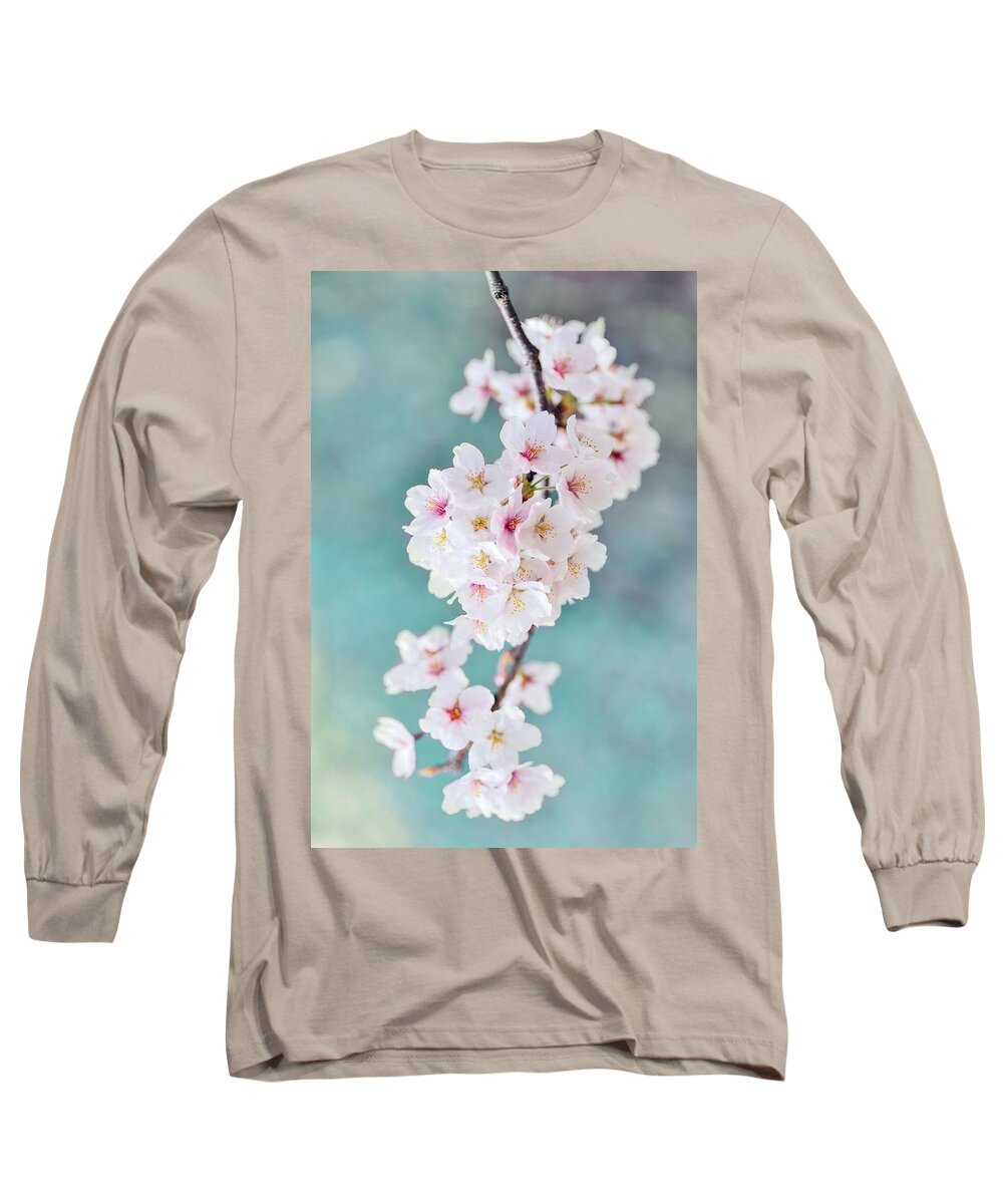 Sakura Long Sleeve T-Shirt featuring the photograph Sakura by Marianna Mills