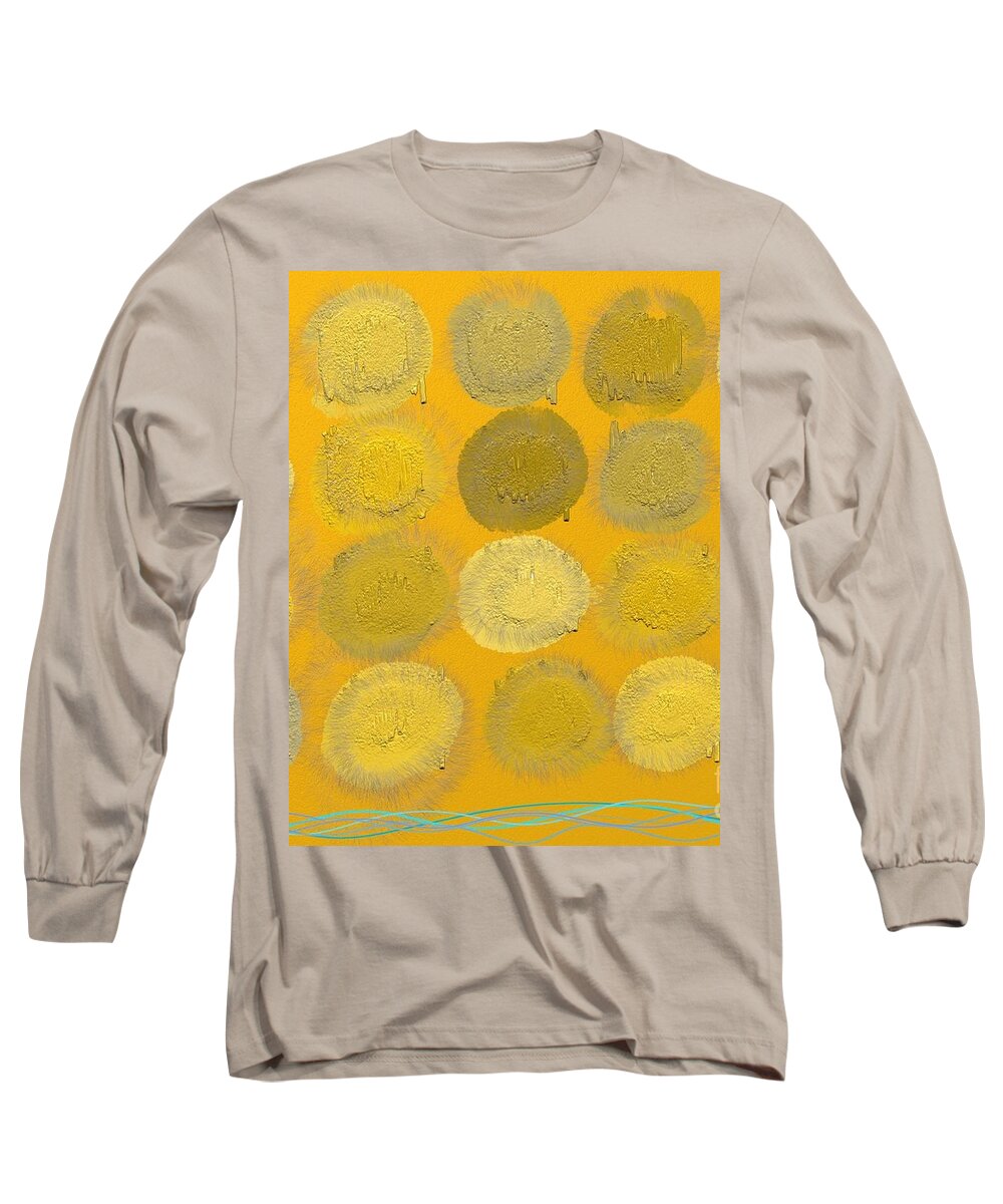 Sand Long Sleeve T-Shirt featuring the digital art Sands and water by Chani Demuijlder