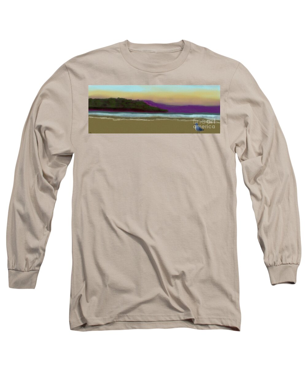 Sea Long Sleeve T-Shirt featuring the digital art Shellfish Bay 2 by Julie Grimshaw