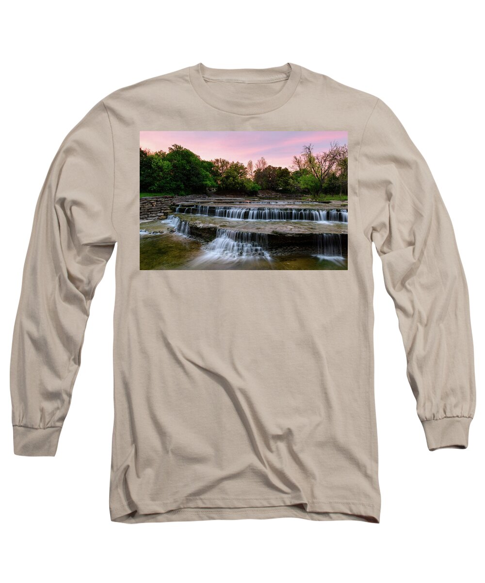 Airfield Falls Long Sleeve T-Shirt featuring the photograph Spring Colors by Michael Scott