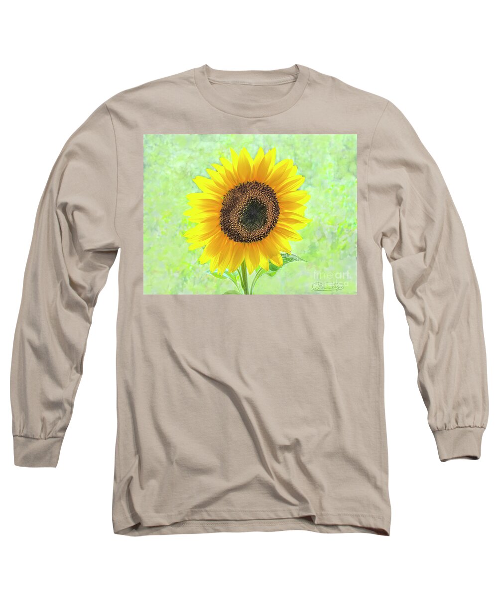 Sunflower Long Sleeve T-Shirt featuring the photograph Sunflower 2 by L J Oakes