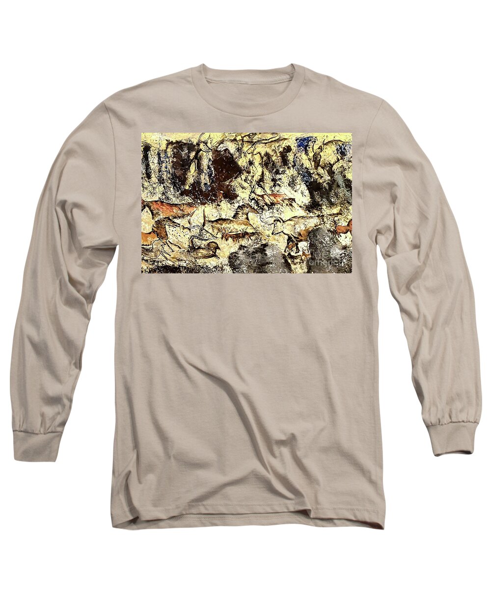 Journey Long Sleeve T-Shirt featuring the painting The Journey Within Piece #3 by Eileen Kelly