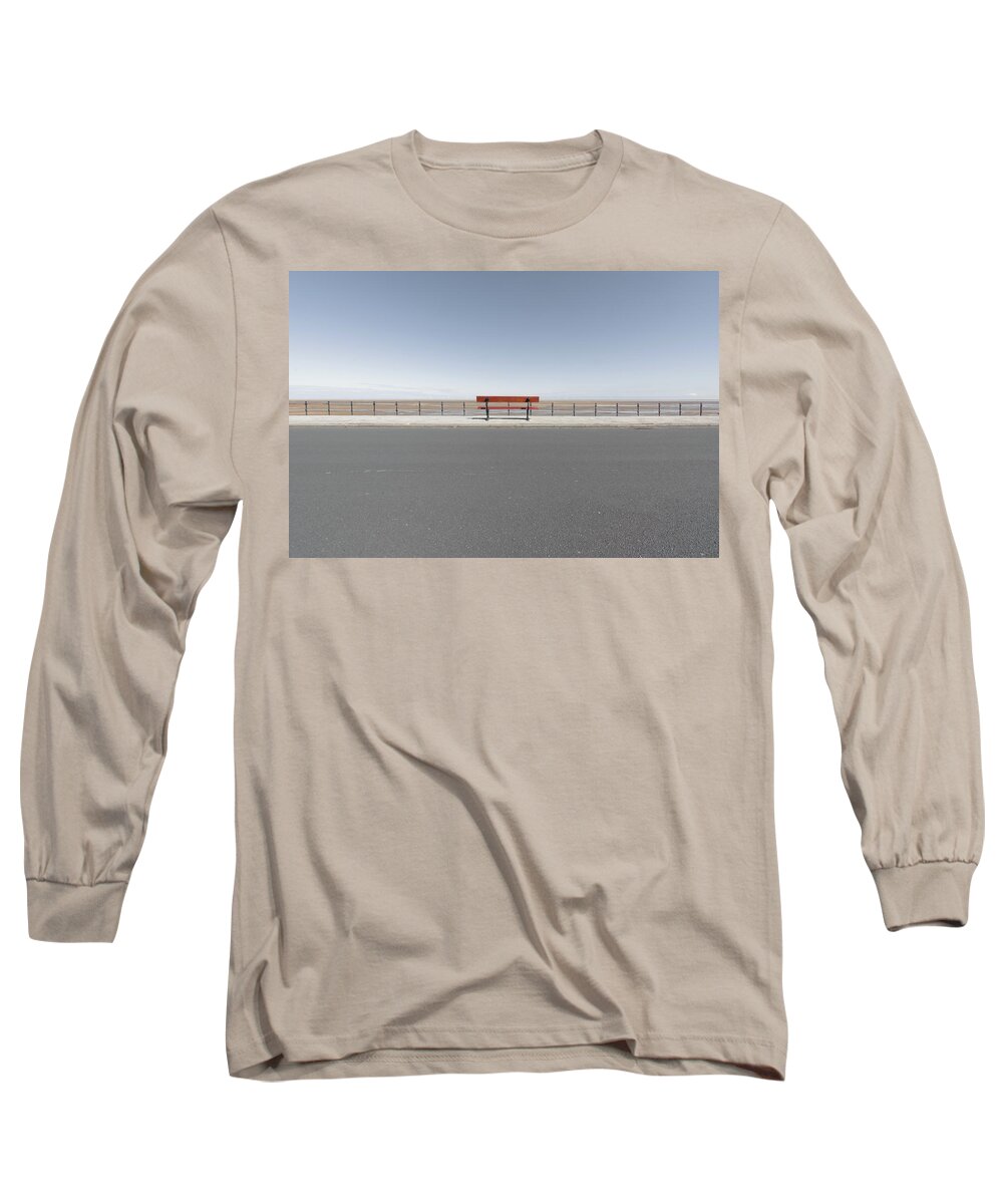Minimalism Long Sleeve T-Shirt featuring the photograph The Wirral Peninsula 10 by Stuart Allen