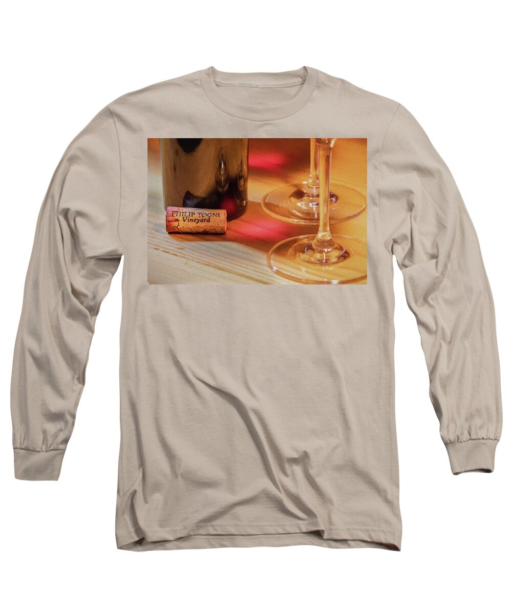 Cabernet Sauvignon Long Sleeve T-Shirt featuring the photograph Togni Wine 4 by David Letts