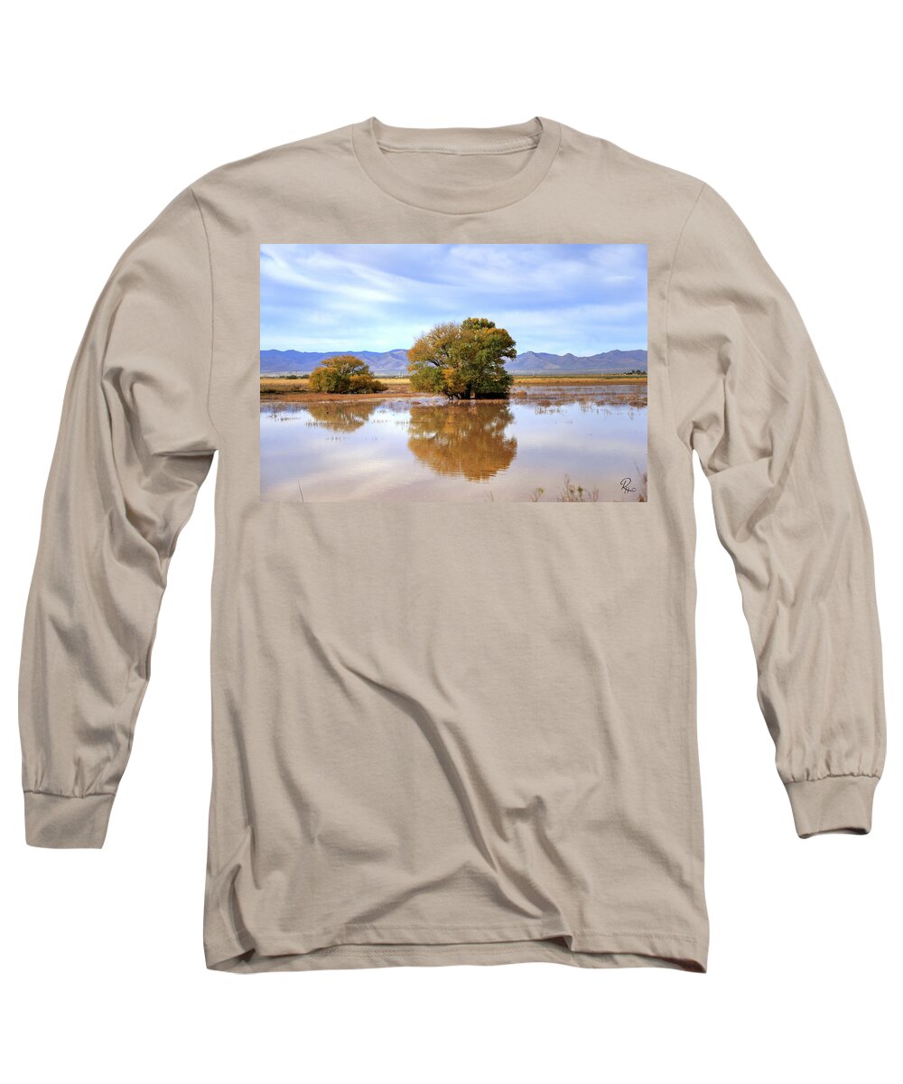 Fine Art Long Sleeve T-Shirt featuring the photograph Whitewater Reflections II by Robert Harris