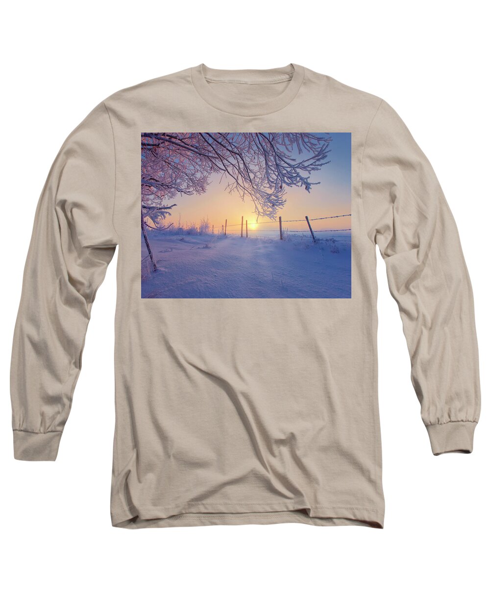 Winter Long Sleeve T-Shirt featuring the photograph Winter Fresh by Dan Jurak