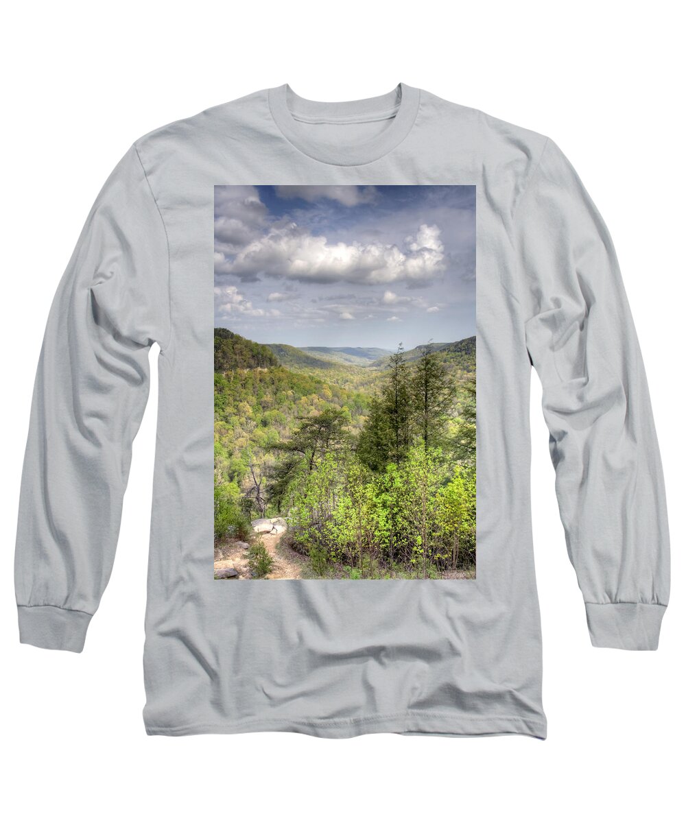 Valley Long Sleeve T-Shirt featuring the photograph The Valley II #1 by David Troxel