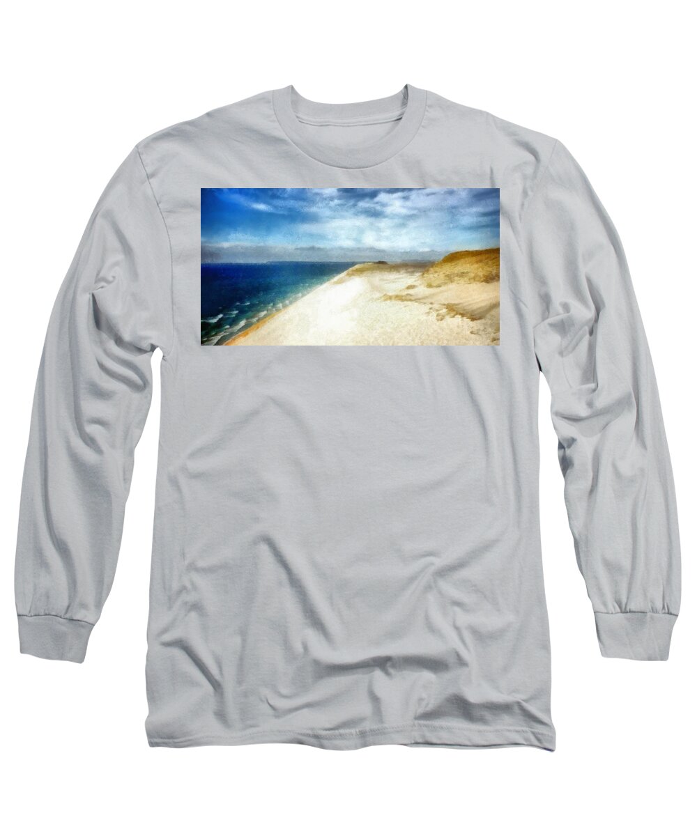 Sleeping Bear Dunes Long Sleeve T-Shirt featuring the photograph Sleeping Bear Dunes National Lakeshore #2 by Michelle Calkins