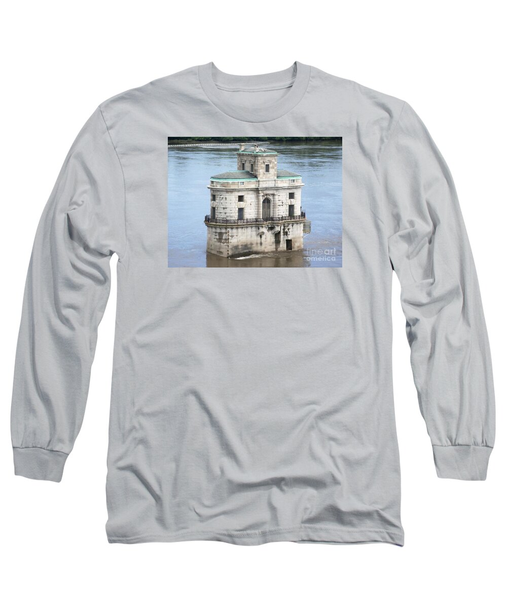  Long Sleeve T-Shirt featuring the photograph The Old Water House by Kelly Awad