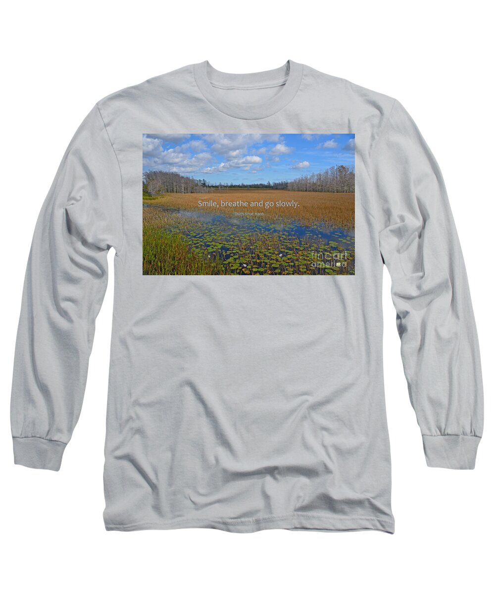 Thich Nhat Hanh Long Sleeve T-Shirt featuring the photograph 69- Thich Nhat Hanh by Joseph Keane