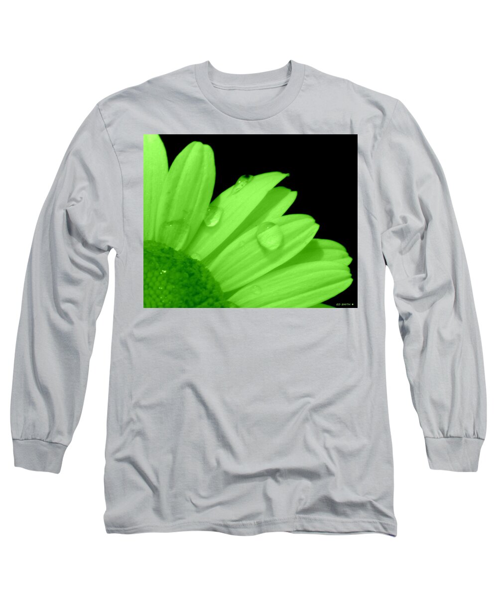 A Little Lime On Twist Long Sleeve T-Shirt featuring the photograph A Little Lime on Twist by Edward Smith