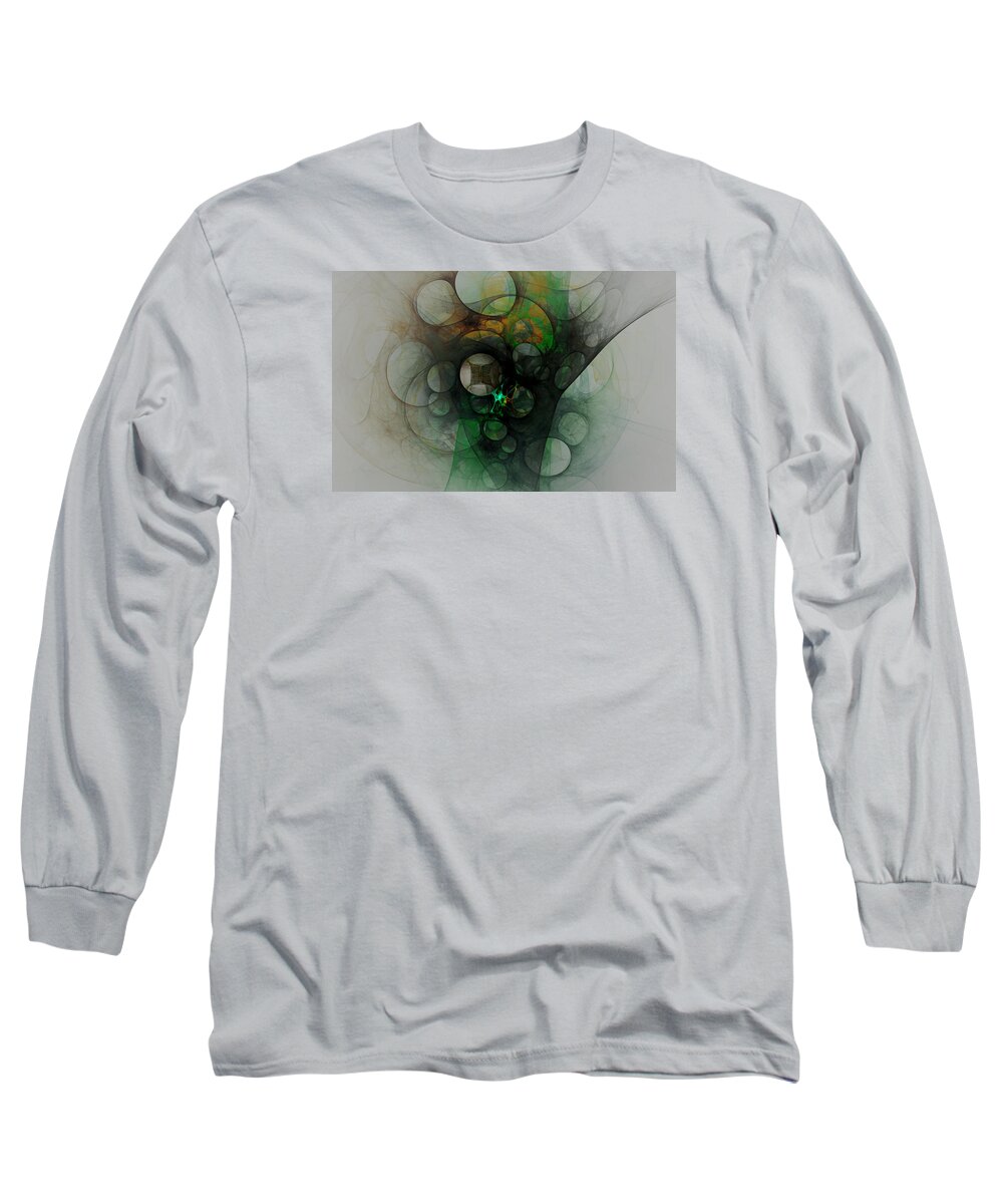 Stochastic Long Sleeve T-Shirt featuring the digital art Abator Robata by Jeff Iverson