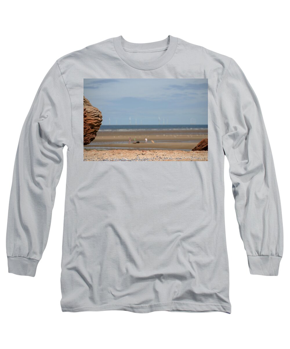 Hilbre Long Sleeve T-Shirt featuring the photograph Beach by Spikey Mouse Photography