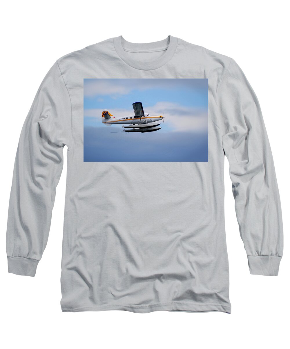 Aviation Long Sleeve T-Shirt featuring the photograph C-frno by Mark Alan Perry