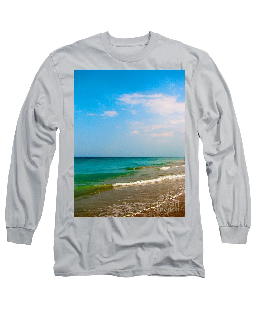 Shoreline Long Sleeve T-Shirt featuring the photograph Eastern Shore I by Anita Lewis