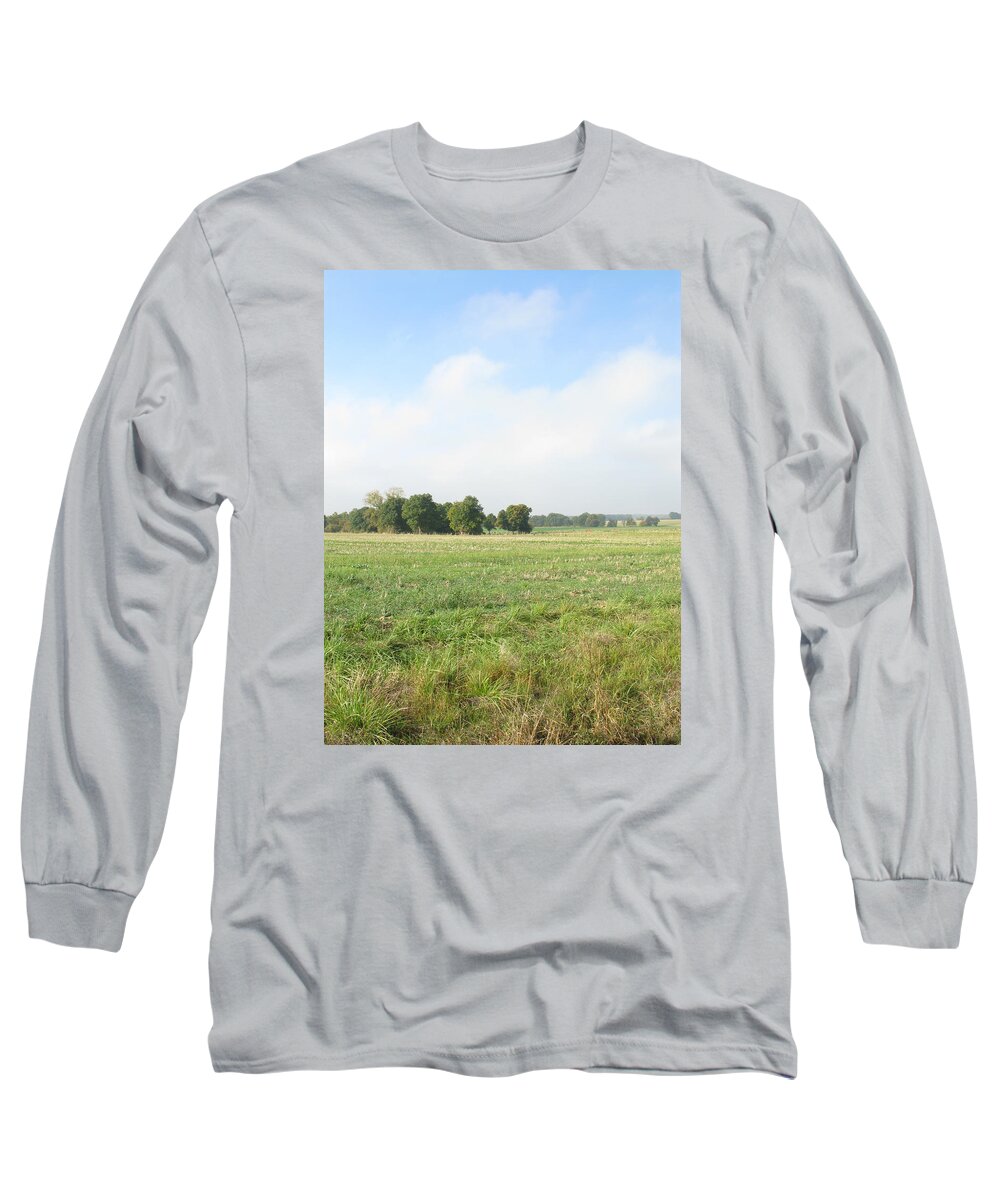 French Farm Long Sleeve T-Shirt featuring the photograph Field in France by Randi Kuhne