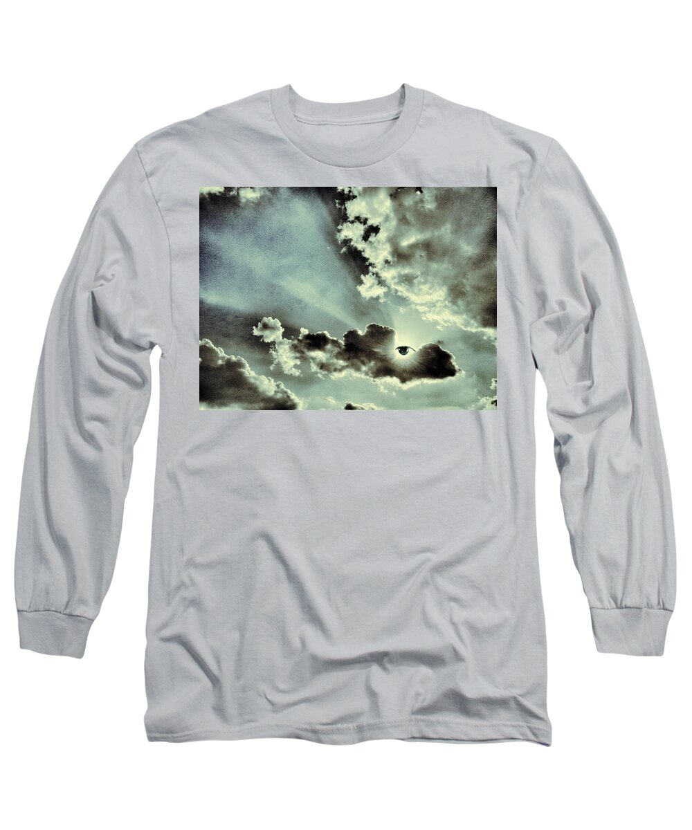Cloud Long Sleeve T-Shirt featuring the photograph Like I said... I Will Be Always Here For You... by Marianna Mills
