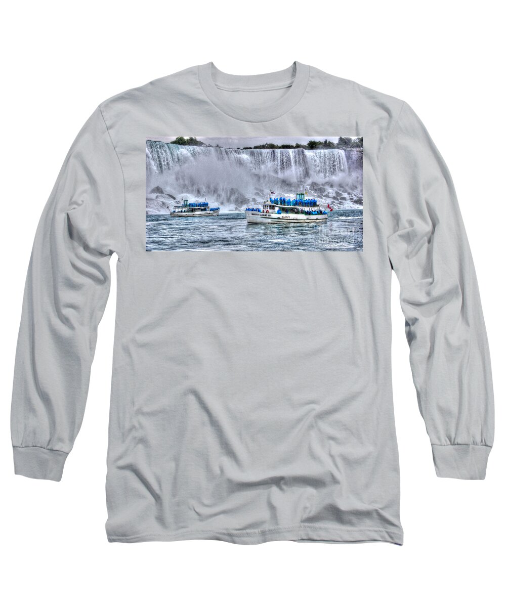 Niagara Falls Long Sleeve T-Shirt featuring the photograph Maid of the Mist by Bianca Nadeau
