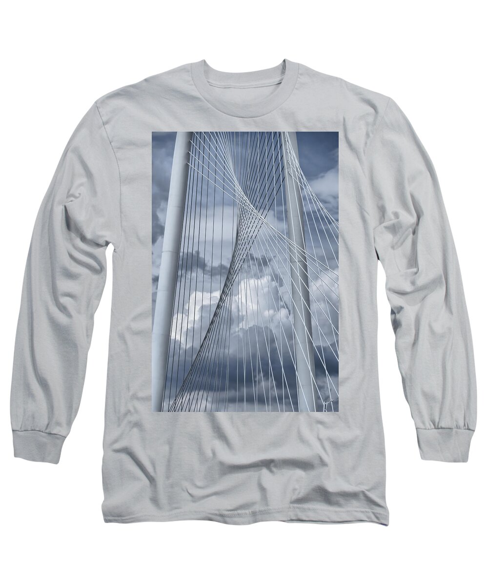 Bridge Long Sleeve T-Shirt featuring the photograph New Skyline Bridge by Joan Carroll