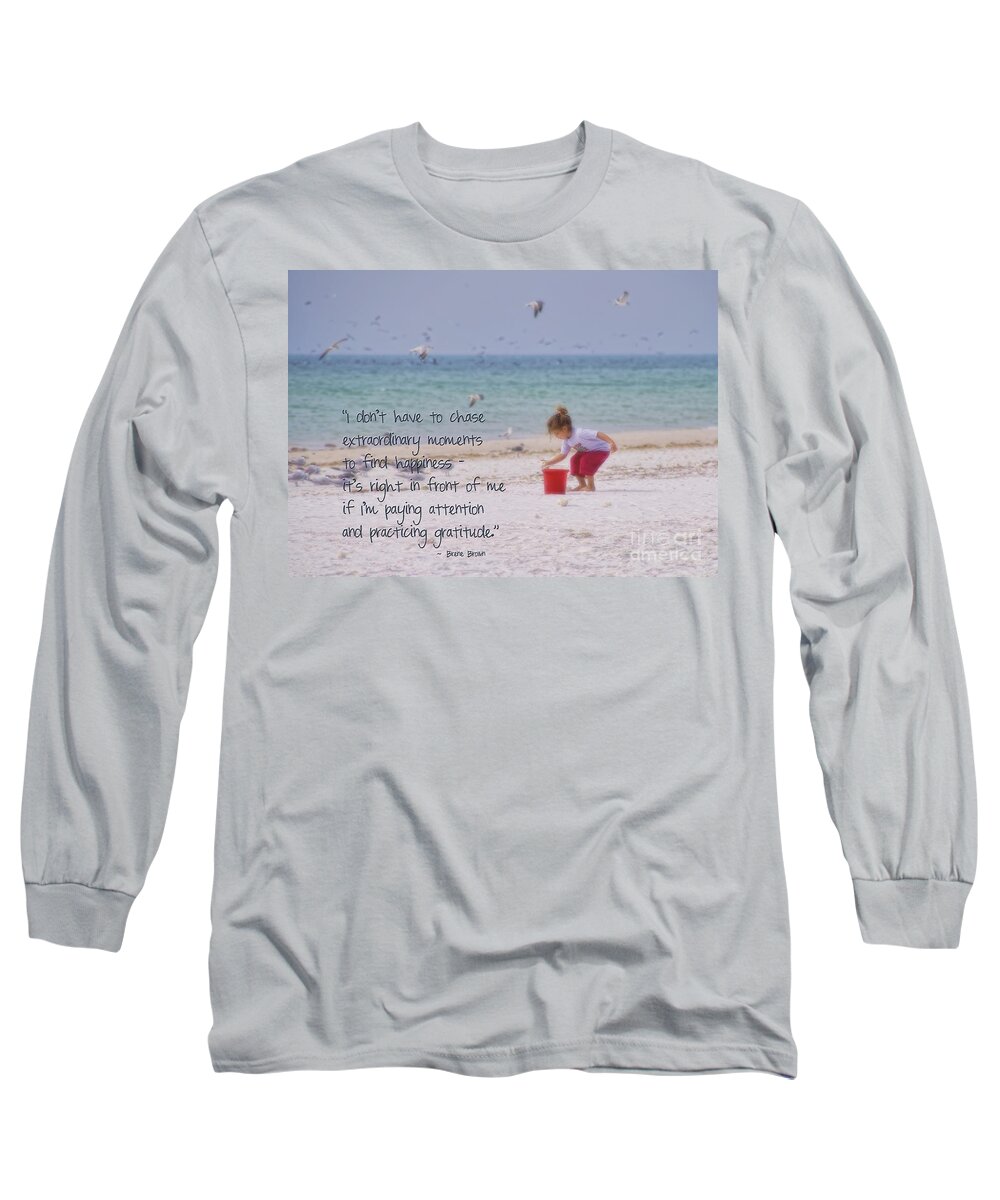 Young Long Sleeve T-Shirt featuring the photograph One Moment In Time by Peggy Hughes