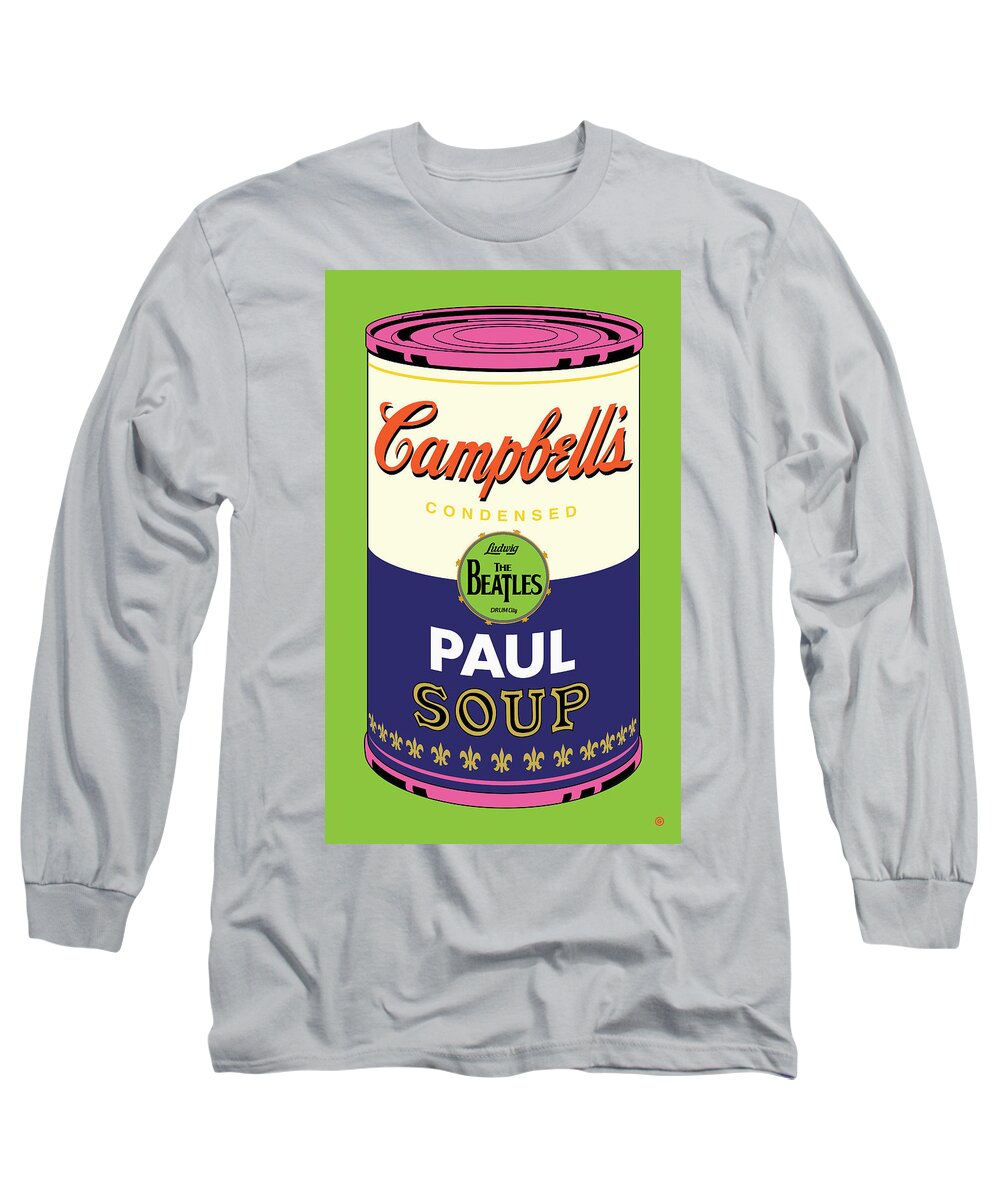 Decorative Long Sleeve T-Shirt featuring the digital art Paul by Gary Grayson