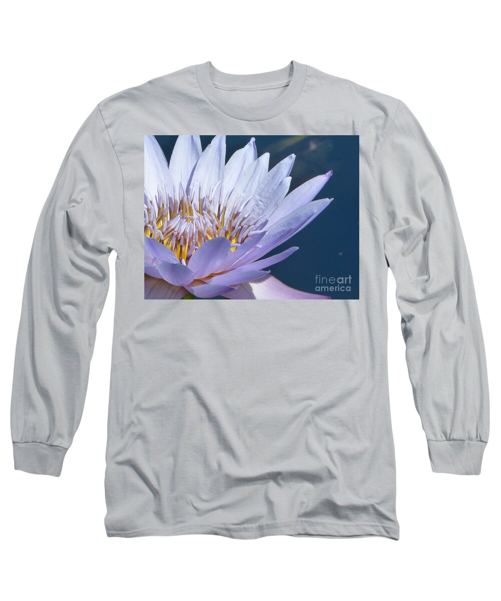 Flower Long Sleeve T-Shirt featuring the photograph Purple Glory II by Marguerita Tan