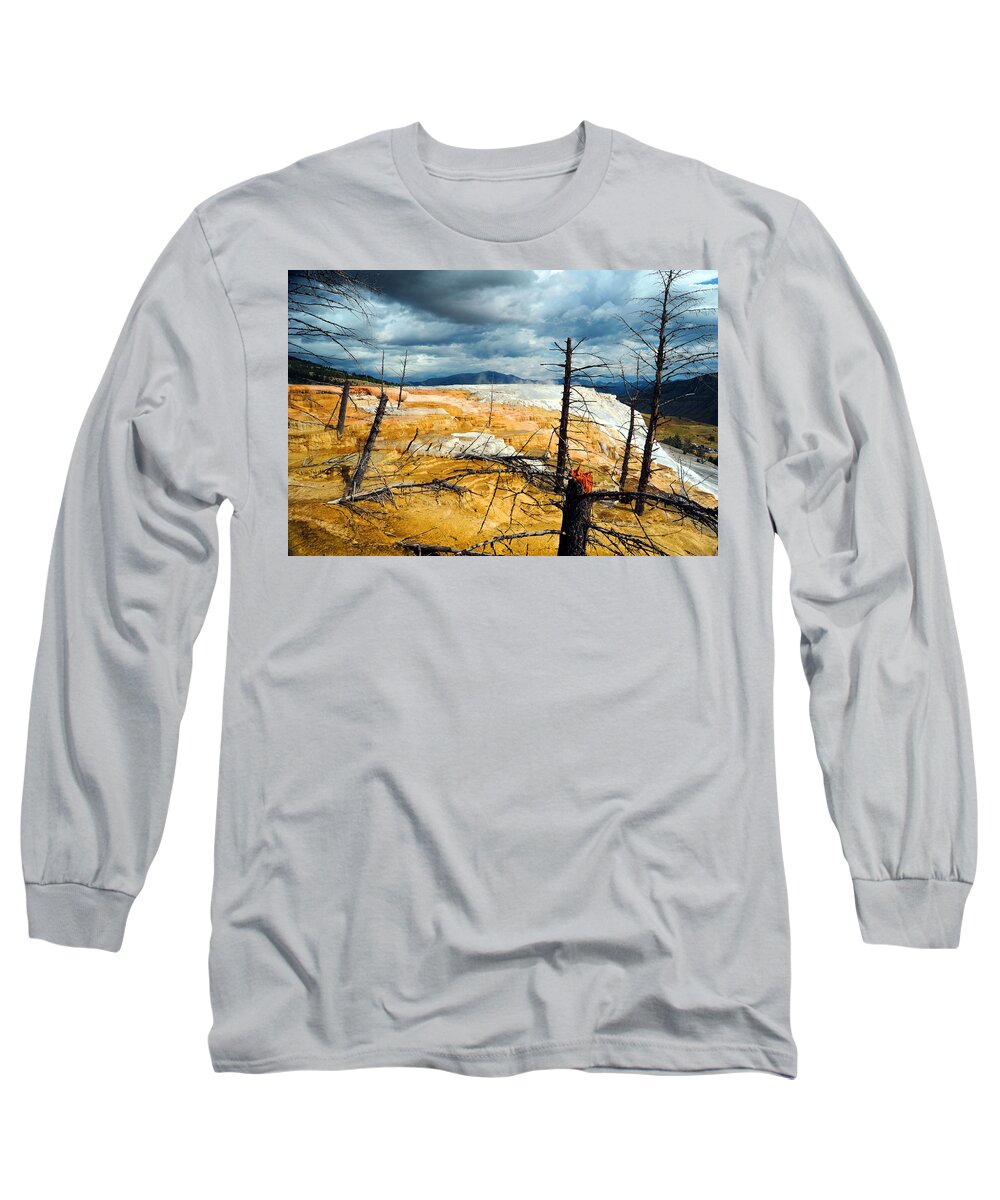 United States Long Sleeve T-Shirt featuring the photograph Rising Heat by Richard Gehlbach