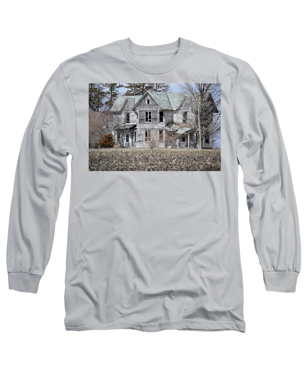 House Long Sleeve T-Shirt featuring the photograph Shame by Bonfire Photography