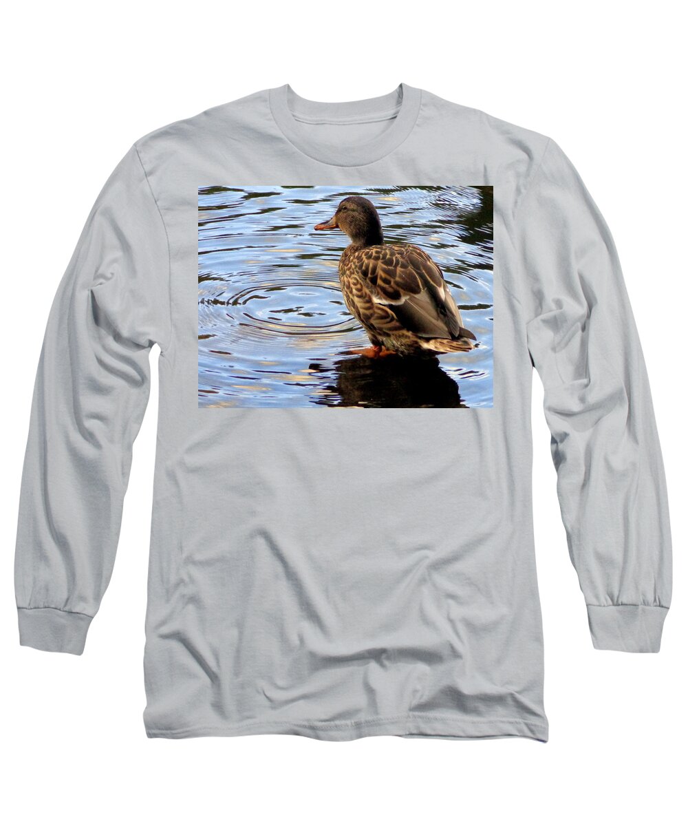 Skompski Long Sleeve T-Shirt featuring the photograph Splish Splash by Joseph Skompski