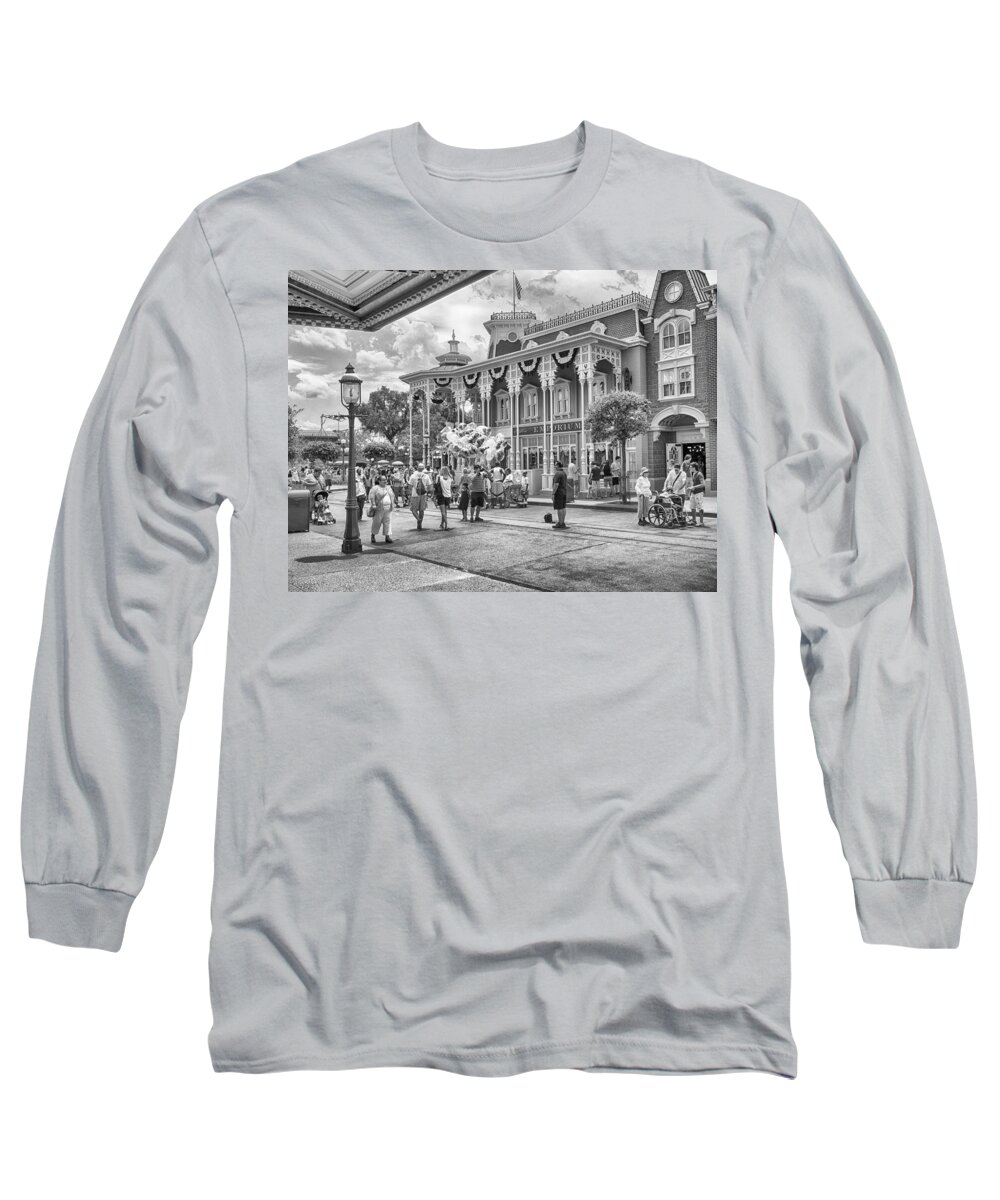 Disney Long Sleeve T-Shirt featuring the photograph The Emporium by Howard Salmon