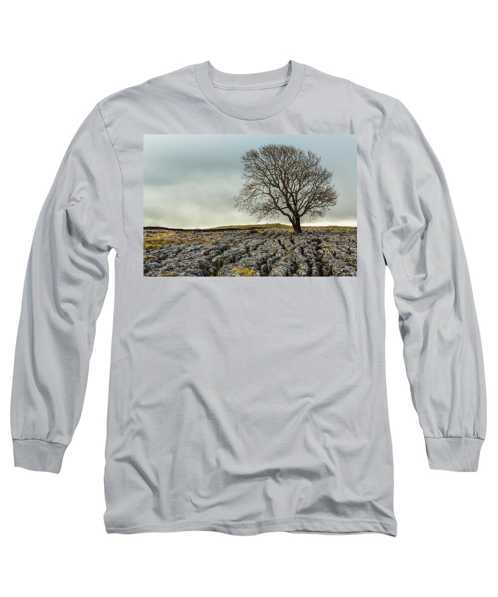 Tree Long Sleeve T-Shirt featuring the photograph The lonely tree by Sue Leonard