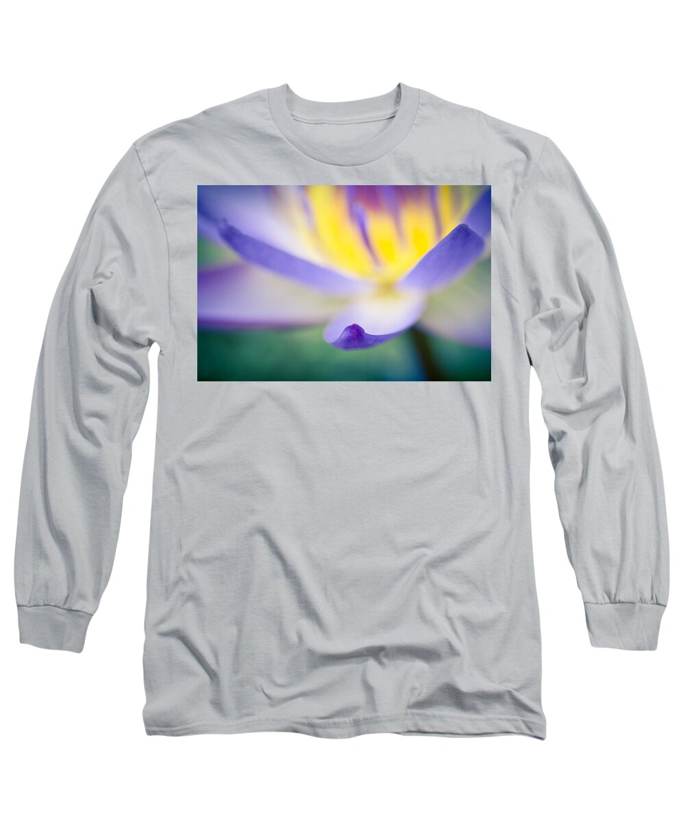 Floral Long Sleeve T-Shirt featuring the photograph Waterlily Dreams 6 by Priya Ghose