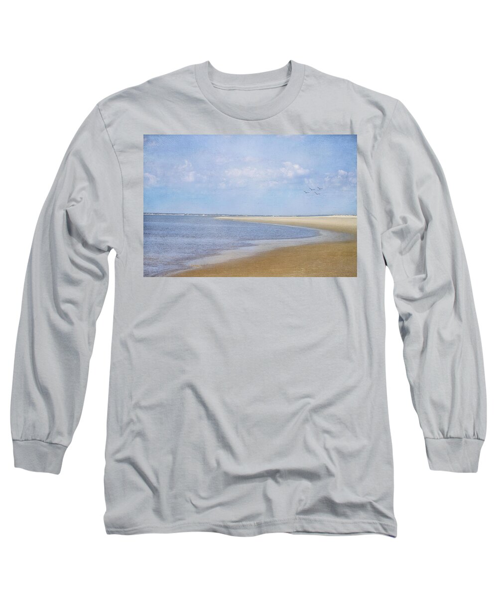 Seascape Long Sleeve T-Shirt featuring the photograph Wonderful World by Kim Hojnacki