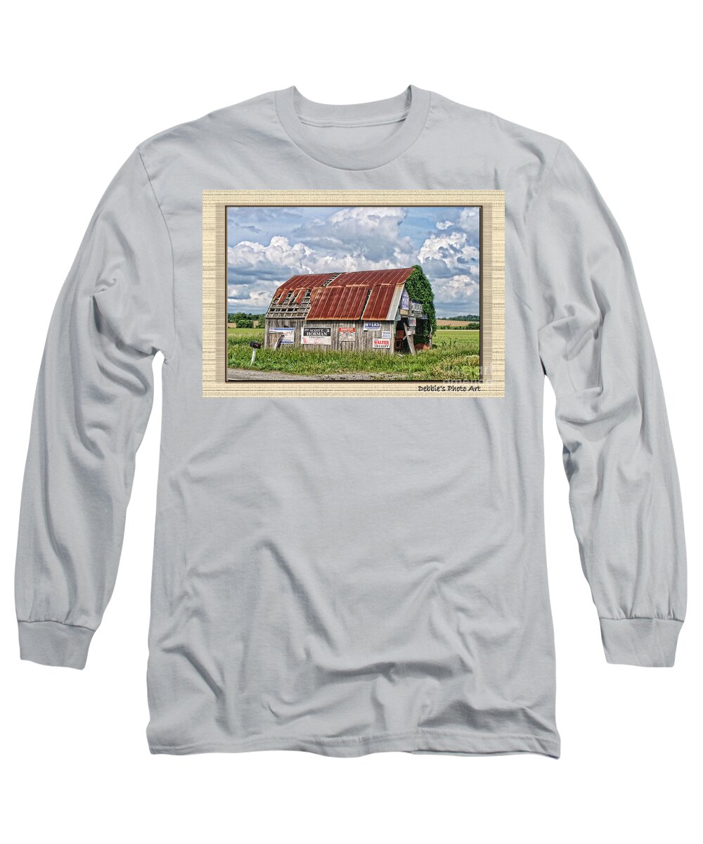 Landscape Long Sleeve T-Shirt featuring the photograph Vote for me I by Debbie Portwood