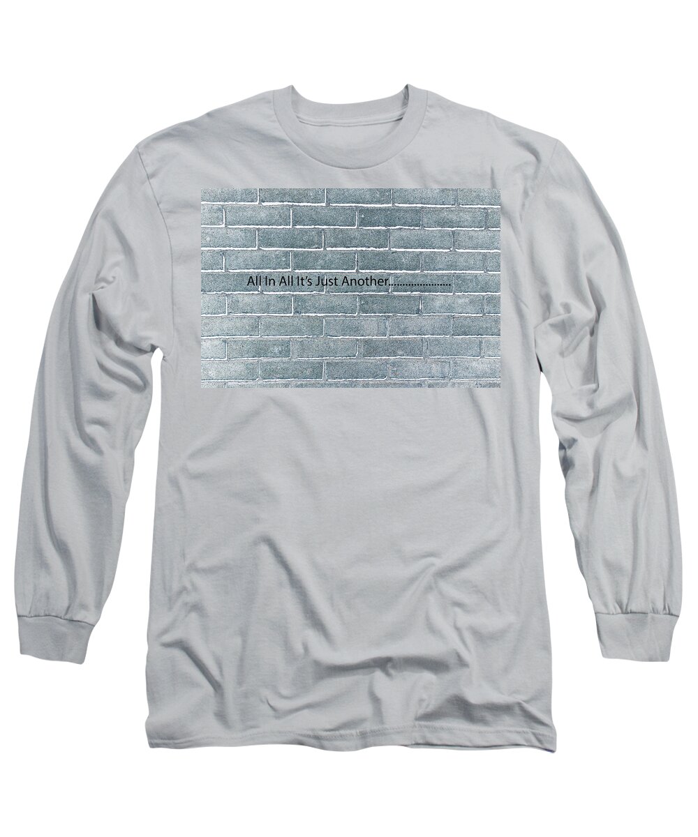 Pink Floyd Long Sleeve T-Shirt featuring the digital art Another Brick by David Pyatt
