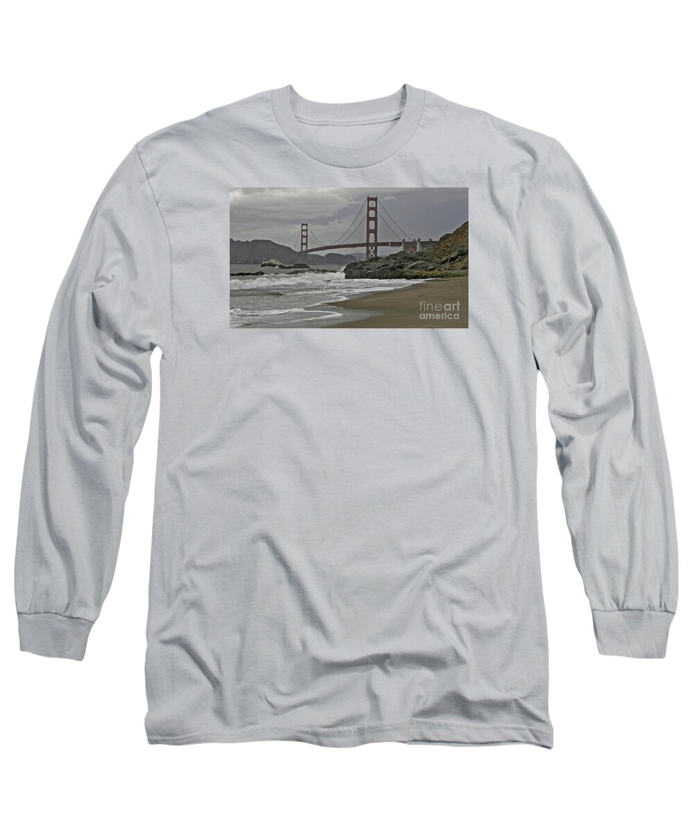 Golden Gate Bridge Long Sleeve T-Shirt featuring the photograph Golden Gate Study #1 by Joyce Creswell