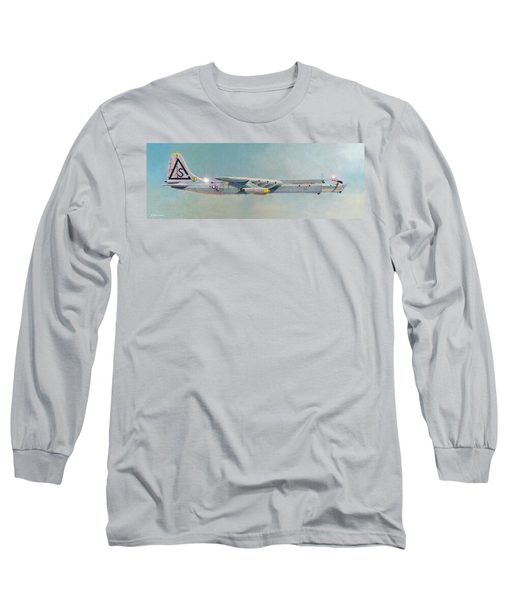 Aviation Long Sleeve T-Shirt featuring the painting Peacemaker #2 by Douglas Castleman