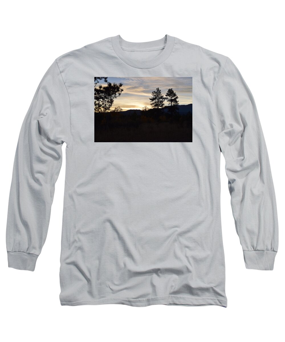 Berg Long Sleeve T-Shirt featuring the photograph Sunrise Back Country CO #4 by Margarethe Binkley