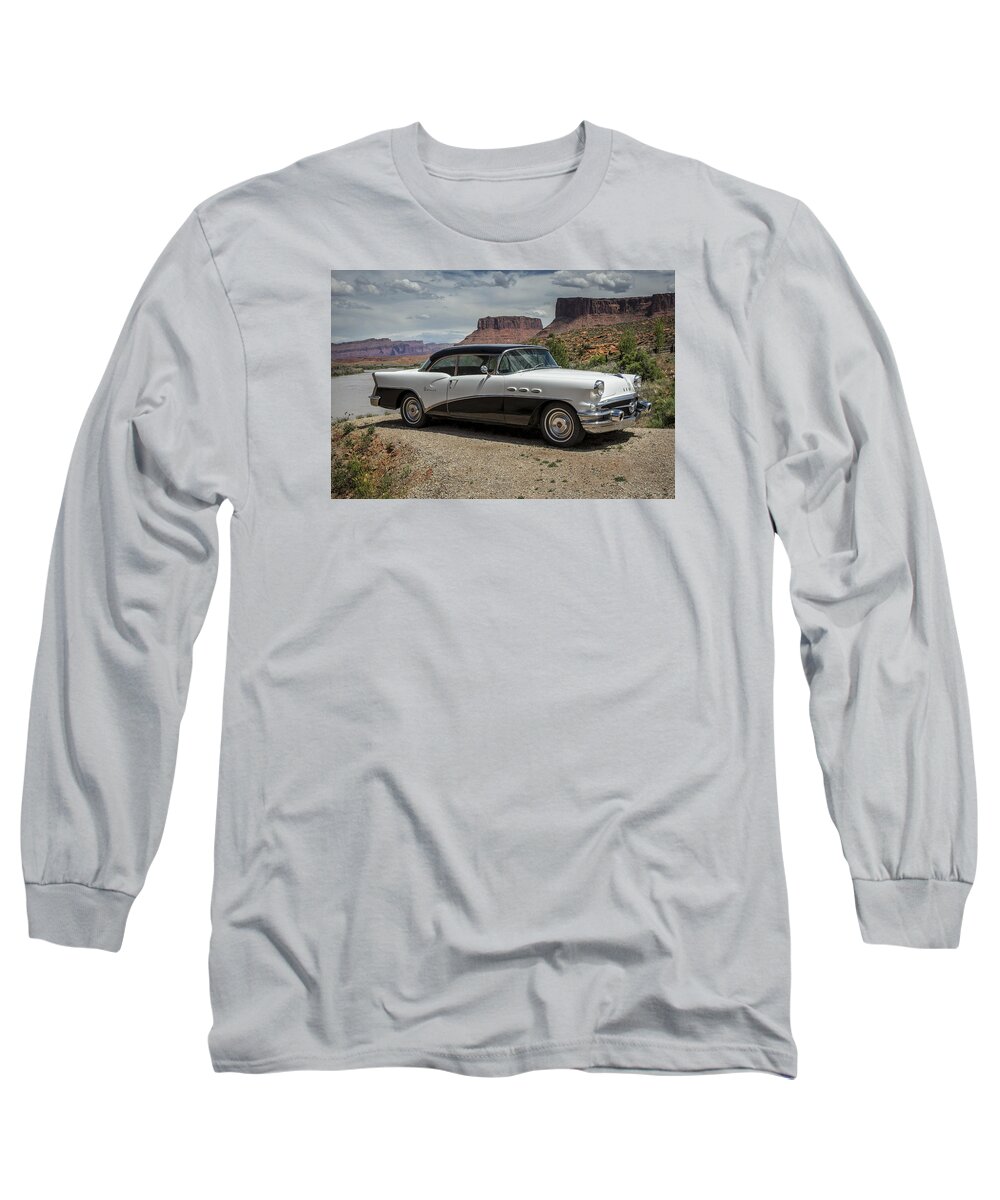 1956 Buick Special Long Sleeve T-Shirt featuring the photograph 1956 Buick Special by Lou Novick