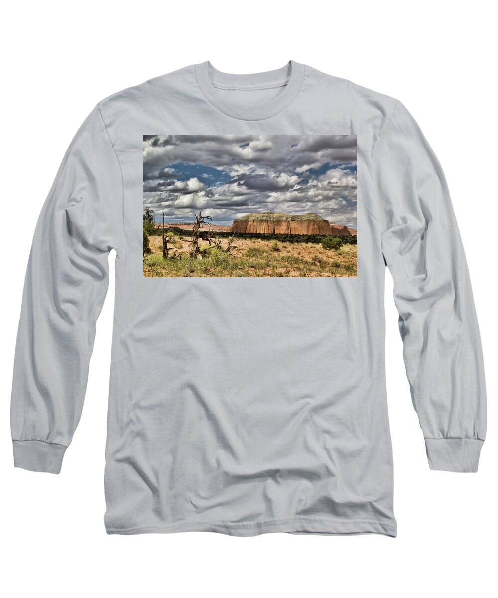 Capitol Reef National Park Long Sleeve T-Shirt featuring the photograph Capitol Reef National Park Catherdal Valley by Mark Smith