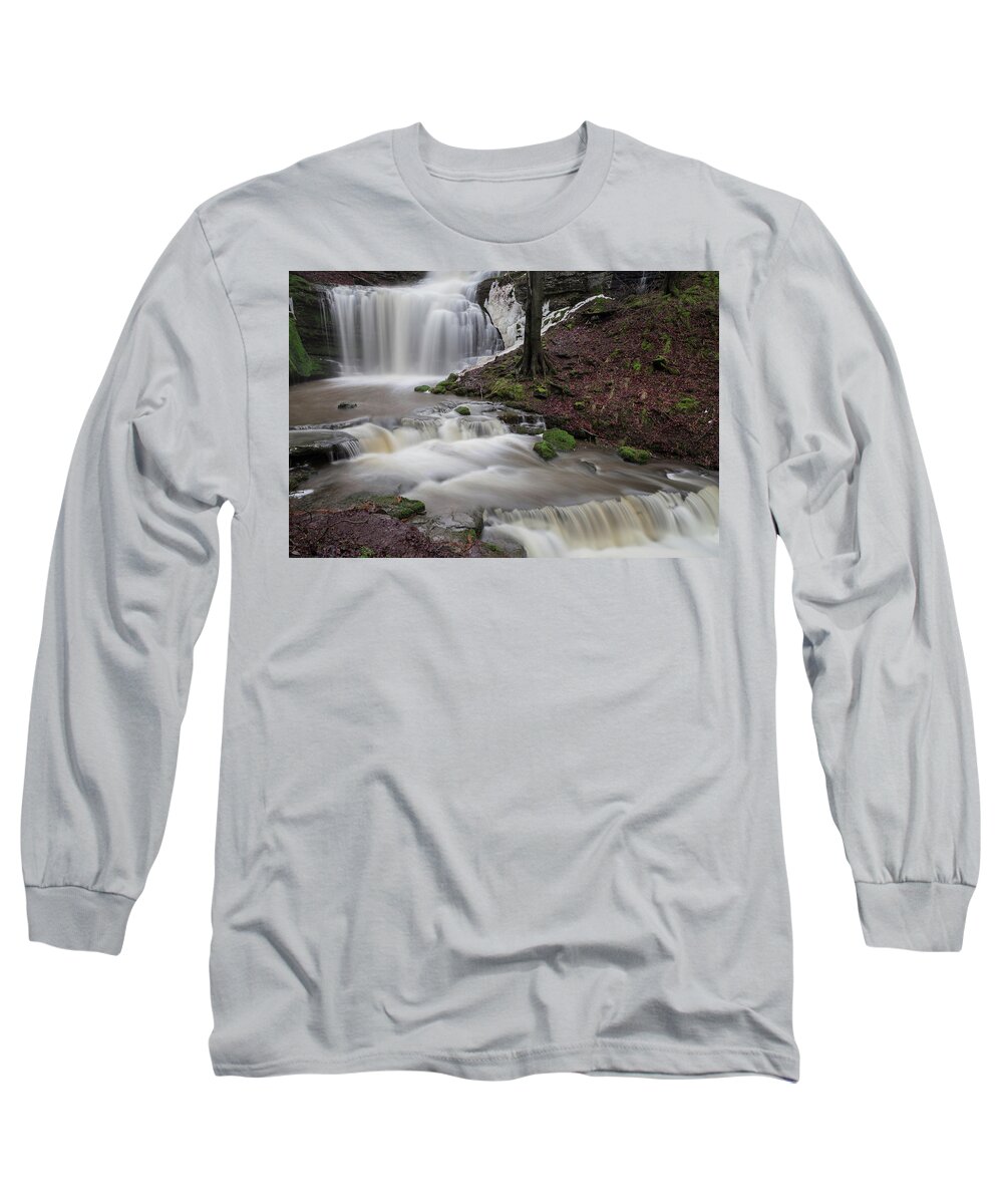 Scalber Force Long Sleeve T-Shirt featuring the photograph Scalber Force #4 by Nick Atkin